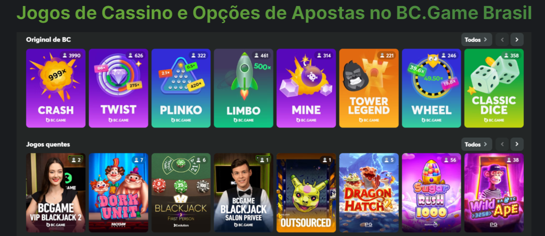 Experience the Thrilling World of Bc.Game Casino Live